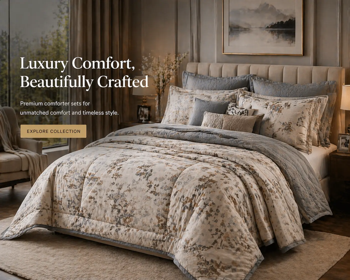 home page comfoter sets