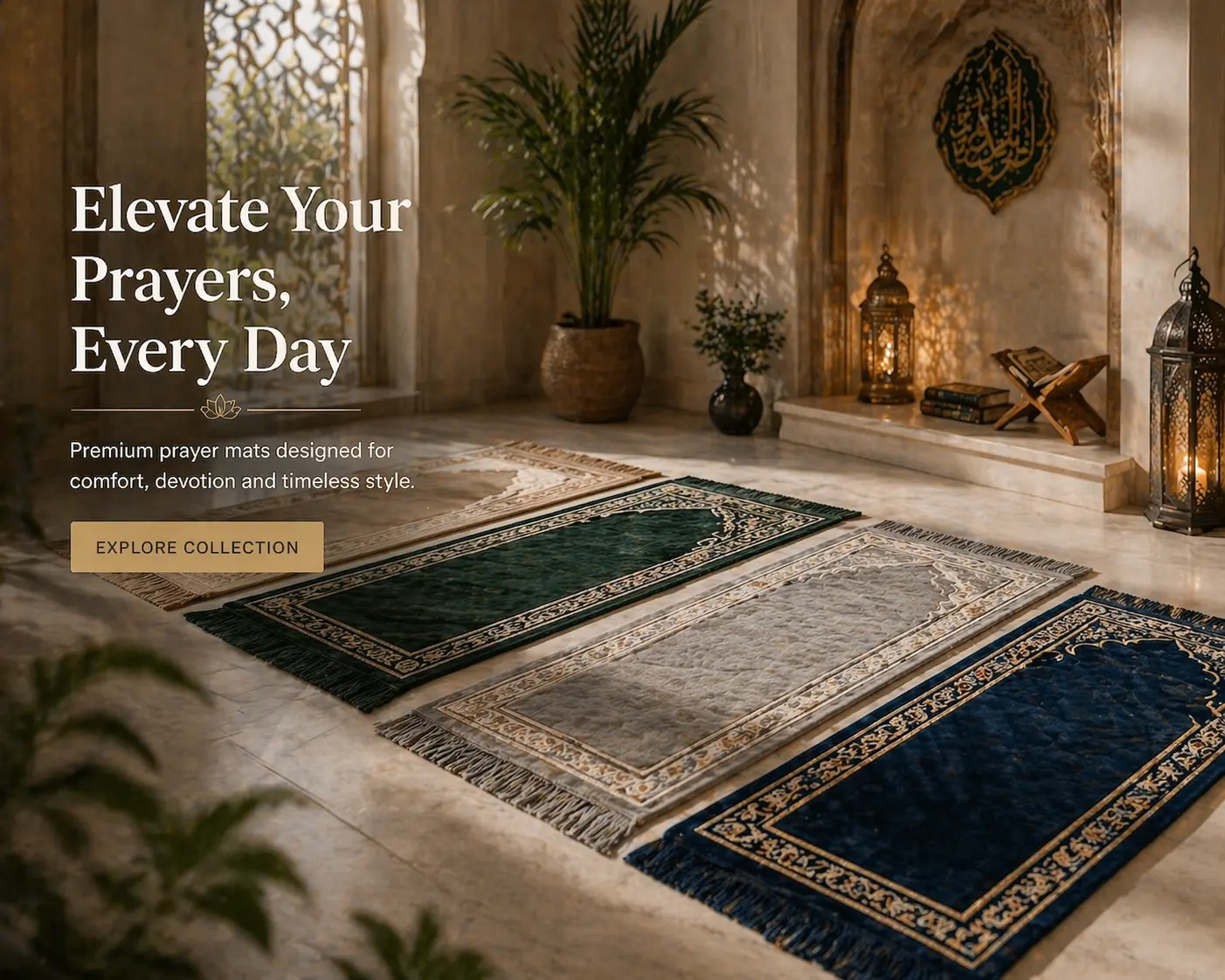 home page prayer mat