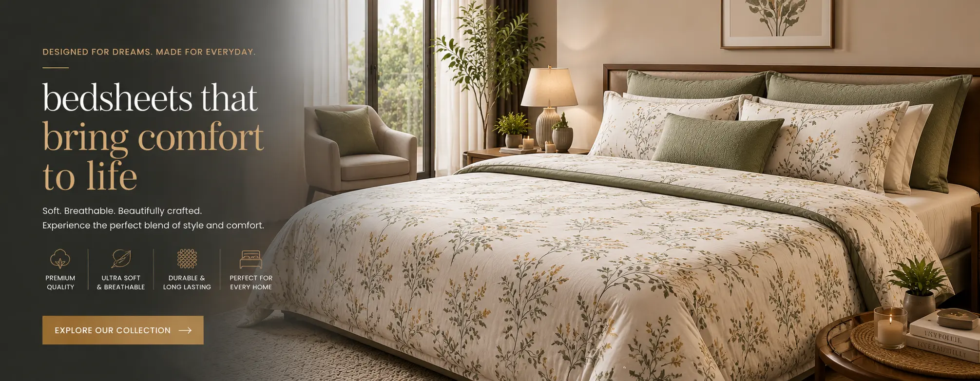 bedsheet home page